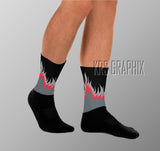Socks Match Jordan 4 Infrared - Infrared 4s Socks