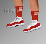 Socks To Match Jordan Cherry 11s Retro