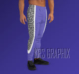 Dark Iris 3 Joggers To Match Jordan Dark Iris 3 Retro | Dark Iris 3 Joggers | Jordan 3 Joggers