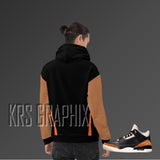 Jordan 3 Desert Elephant Hoodie - Desert Elephant 3 Retro Unisex Hoodie - Desert Elephant 3 Retro Hoodie - Sneaker Matching Hoodie Gift