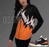 Bomber Jacket to Match  Jordan 3 Desert Elephant - Desert Elephant 3 Retro Bomber Jacket - Desert Elephant 3 Retro - Sneaker Match Gift