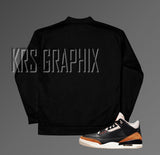 Bomber Jacket to Match  Jordan 3 Desert Elephant - Desert Elephant 3 Retro Bomber Jacket - Desert Elephant 3 Retro - Sneaker Match Gift