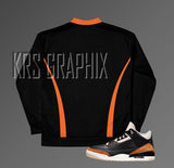 Bomber Jacket to Match  Jordan 3 Desert Elephant - Desert Elephant 3 Retro Bomber Jacket - Desert Elephant 3 Retro - Sneaker Match Gift