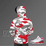 Hoodie To Match Jordan Fire Red 3s Retro