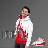 Hoodie To Match Jordan Fire Red 3s Retro