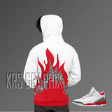 Hoodie To Match Jordan Fire Red 3s Retro