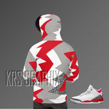 Hoodie To Match Jordan Fire Red 3s Retro