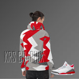 Hoodie To Match Jordan Fire Red 3s Retro