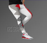 Joggers To Match Jordan Fire Red 3s Retro