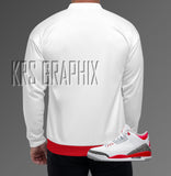 Bomber To Match Jordan Fire Red 3s Retro