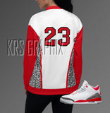 Bomber To Match Jordan Fire Red 3s Retro