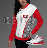 Bomber To Match Jordan Fire Red 3s Retro