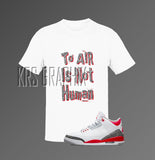 Shirt To Match Jordan Fire Red 3s Retro