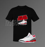 Shirt To Match Jordan Fire Red 3s Retro