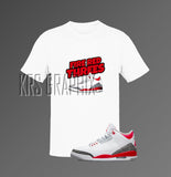 Shirt To Match Jordan Fire Red 3s Retro