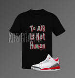 Shirt To Match Jordan Fire Red 3s Retro