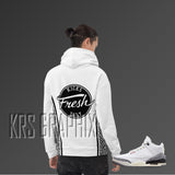 Hoodie To Match Jordan 3 Reimagined - Colorful Jagged Insert