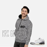Hoodie To Match Jordan 3 Reimagined - Elephant Print