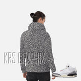 Hoodie To Match Jordan 3 Reimagined - Elephant Print