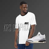 Full Print Shirt To Match Jordan 3 Reimagined - Elephant Insert