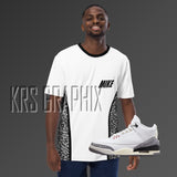 Full Print Shirt To Match Jordan 3 Reimagined - Elephant Insert