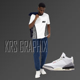 Full Print Shirt To Match Jordan 3 Reimagined - Elephant Insert