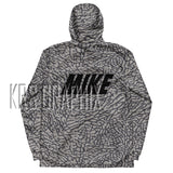 Zip Hoodie To Match Jordan 3 Reimagined - Elephant Print