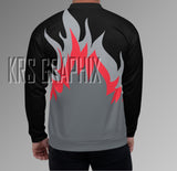 Bomber Jacket to Match Jordan 4 Infrared - Infrared 4s Bomber Jacket