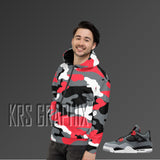 Hoodie Match Jordan 4 Infrared - Infrared 4s Hoodie
