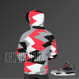 Hoodie Match Jordan 4 Infrared - Infrared 4s Hoodie