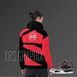 Hoodie Match Jordan 4 Infrared - Infrared 4s Hoodie
