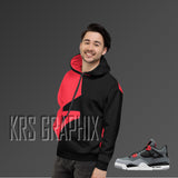 Hoodie Match Jordan 4 Infrared - Infrared 4s Hoodie
