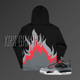 Hoodie Match Jordan 4 Infrared - Infrared 4s Hoodie