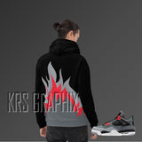 Hoodie Match Jordan 4 Infrared - Infrared 4s Hoodie