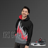 Hoodie Match Jordan 4 Infrared - Infrared 4s Hoodie