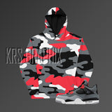 Hoodie Match Jordan 4 Infrared - Infrared 4s Hoodie