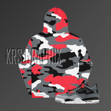 Hoodie Match Jordan 4 Infrared - Infrared 4s Hoodie