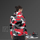 Hoodie Match Jordan 4 Infrared - Infrared 4s Hoodie