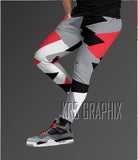 Joggers Match Jordan 4 Infrared - Infrared 4s Joggers
