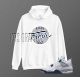 Midnight Navy Hoodie | Midnight Navy 4 Hoodie | Midnight Navy 4s Hoodie | Jordan 4 Hoodie Kicks Fresh Daily
