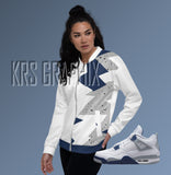 Midnight Navy Jacket | Midnight Navy 4 Jacket | Midnight Navy 4s Jacket | Jordan 4 Jacket