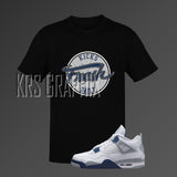 Midnight Navy Shirt | Midnight Navy 4 Shirt | Midnight Navy 4s Shirt | Jordan 4 Shirt Kicks Fresh Daily