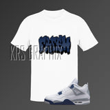 Midnight Navy Shirt | Midnight Navy 4 Shirt | Midnight Navy 4s Shirt | Jordan 4 Shirt Fresh