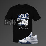 Midnight Navy Shirt | Midnight Navy 4 Shirt | Midnight Navy 4s Shirt | Jordan 4 Shirt Drip Responsibly