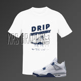 Midnight Navy Shirt | Midnight Navy 4 Shirt | Midnight Navy 4s Shirt | Jordan 4 Shirt Drip Responsibly