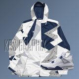 Midnight Navy Windbreaker Hoodie | Midnight Navy 4 Windbreaker Hoodie | Midnight Navy 4s Windbreaker Hoodie | Jordan 4 Windbreaker Hoodie