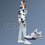 Midnight Navy Windbreaker Hoodie | Midnight Navy 4 Windbreaker Hoodie | Midnight Navy 4s Windbreaker Hoodie | Jordan 4 Windbreaker Hoodie