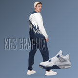 Midnight Navy Windbreaker Hoodie | Midnight Navy 4 Windbreaker Hoodie | Midnight Navy 4s Windbreaker Hoodie | Jordan 4 Windbreaker Hoodie