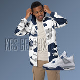 Midnight Navy Windbreaker Hoodie | Midnight Navy 4 Windbreaker Hoodie | Midnight Navy 4s Windbreaker Hoodie | Jordan 4 Windbreaker Hoodie