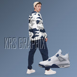 Midnight Navy Windbreaker Hoodie | Midnight Navy 4 Windbreaker Hoodie | Midnight Navy 4s Windbreaker Hoodie | Jordan 4 Windbreaker Hoodie